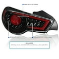 thumbnail image 4 of Spec-D Tuning Jet Black Housing Red Sequential LED Bar Tail Lights Compatible with 2013-2016 Scion FR-S, 2013-2016 Subaru BRZ, Left + Right Pair Assembly, 4 of 6