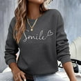 thumbnail image 7 of Wdgfv Women Sweatshirts Fashion Letter Print Graphic Pullover Sweaters Casual Oversized Sweatshirt Fall Winter Clothes, 7 of 7