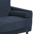 thumbnail image 5 of UIXE 62'' Loveseat Sofa for Living Room Indoor 2-seater Sofa Small Couch for Bedroom Office, Navy Blue, 5 of 5