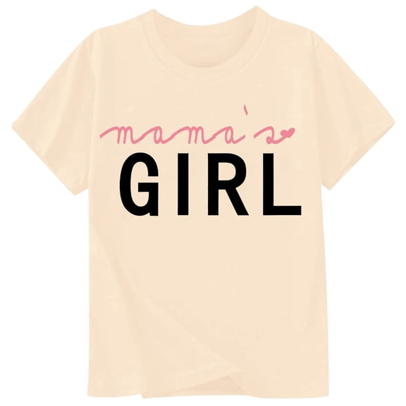 shoper Girls Shirts Size 6 Crew Neck Short Sleeve Cute Summer Tops Toddler Clothes for Girls