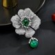 thumbnail image 4 of Broche Elegante de circonita NQ camelia, 4 of 4