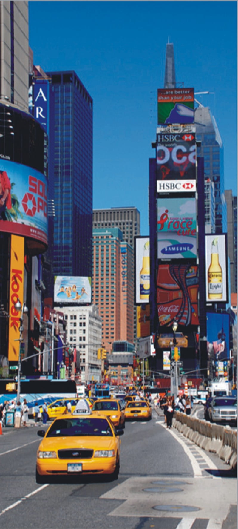 3D Times Square NY City US Full Wall Mural Photo Wallpaper Print Paper Home Deco