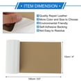 thumbnail image 4 of Unique Bargains Self Adhesive Leather Repair Patch Leather Repair Tape for Automotive Car Seat Sofa Couches Chair Interior Trim Khaki 4" x 63", 4 of 7