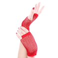 thumbnail image 3 of 1 par de guantes cortos de rejilla negros para mujer, guantes de malla sin dedos, guantes de moda sexis para fiesta y Club nocturno de lujo Punk Rock, 3 of 5