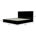 thumbnail image 7 of King Size Upholstered Hydraulic Storage Platform Bed,Black, 7 of 7