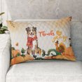 thumbnail image 2 of Happy Thanksgiving Australian Shepherd with Turkey Pumpkins Autumn Vibes Quilt Pillowcase Aussie Dog Lover Gifts Throw Pillow Cover Bed Home Decor - 12018, 2 of 5
