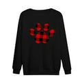 thumbnail image 3 of Midsumdr Womens Sweatshirt Casual Long Sleeve Valentine's Day Printing Blouse Tops Pullover Round Neck Loose Fit Sweatshirt, 3 of 4