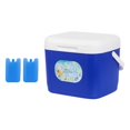 thumbnail image 2 of Nevera portátil clásica impermeable de 15 l para bebidas frías y calientes, ideal para picnics en la playa. Azul, 2 of 8