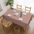 thumbnail image 5 of Rectangle Tablecloth with Wave Lace 60x84 Inch, Line Stripes Check Rectangle Table Protector Reusable Tablecloth Decorative Tablecloths for Restaurant, Picnic, Indoor and Outdoor Dining, 5 of 8