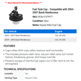 thumbnail image 2 of Fuel Tank Cap - Compatible with 2004 - 2007 Buick Rendezvous 2005 2006, 2 of 2