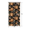 thumbnail image 5 of Fall Pumpkins and Flowers Pattern Shower Curtain 36"x72" ,Bathroom Decorative Shower Curtains Set with 12 Hooks,Modern Waterproof Washable Shower Curtain, 5 of 6