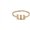 Gold 111, variant on Women's Angel Numbers Open Ring, Adjustable Stainless Steel Unique Statement Ring