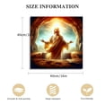 thumbnail image 2 of Vintage Easter Christian Jesus Wall Art Jesus Leaves the Tomb Canvas Painting Resurrected Savior Leaves the Tomb He Is Risen Posters Prints for Church Home Bedroom living room Home Wall Decor Framed, 2 of 5