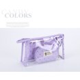 thumbnail image 2 of Bolsa de cosméticos transparente de tres piezas Bolsa de cosméticos de PVC de viaje Bolsa de almacenamiento de algodón Púrpura Zefei Wu 9024735075639, 2 of 2