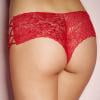 

DENGDENG Women Sexy Lace See Through Briefs Plus Size Low Waisted Underwear Panties