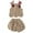 A, variant on Bearichfupo Toddler Baby Girls Outfits&Set Sleeveless Striped Polka Dot Suit Summer Outdoor Casual Fashionable Suit,Girls' Short Sets Sizes 18-24 Months