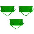 thumbnail image 1 of Delantal de cintura BOHARERS con 3 bolsillos, paquete de 3 - Delantal corto verde para camarera, 1 of 1