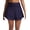Navy Blue, variant on Women's 15'' High Waisted Swim Skirt Bathing Suit Tankini Swimsuit Bottoms Ruffle Quick Dry with Slant Pockets UPF 50+ Black 3XL