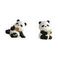 thumbnail image 3 of Estatuas de Panda, soportes para estante de libros, sujetalibros, extremos de libros, esculturas de animales para sala de estar, entrada, dormitorio,, 3 of 8