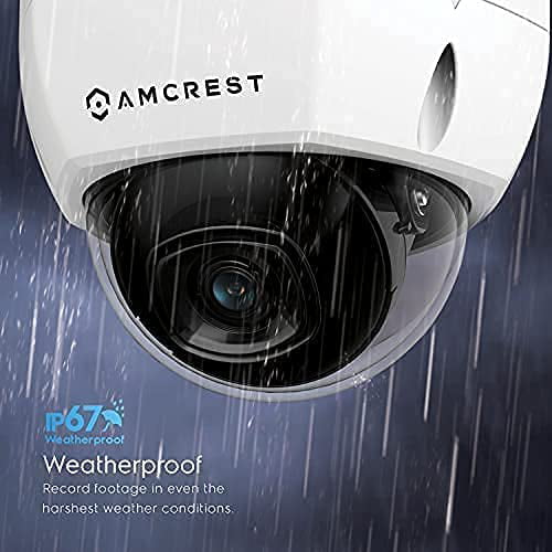 Kit de vidéo surveillance 4K / 8MP 2 caméras dômes zoom 8MP