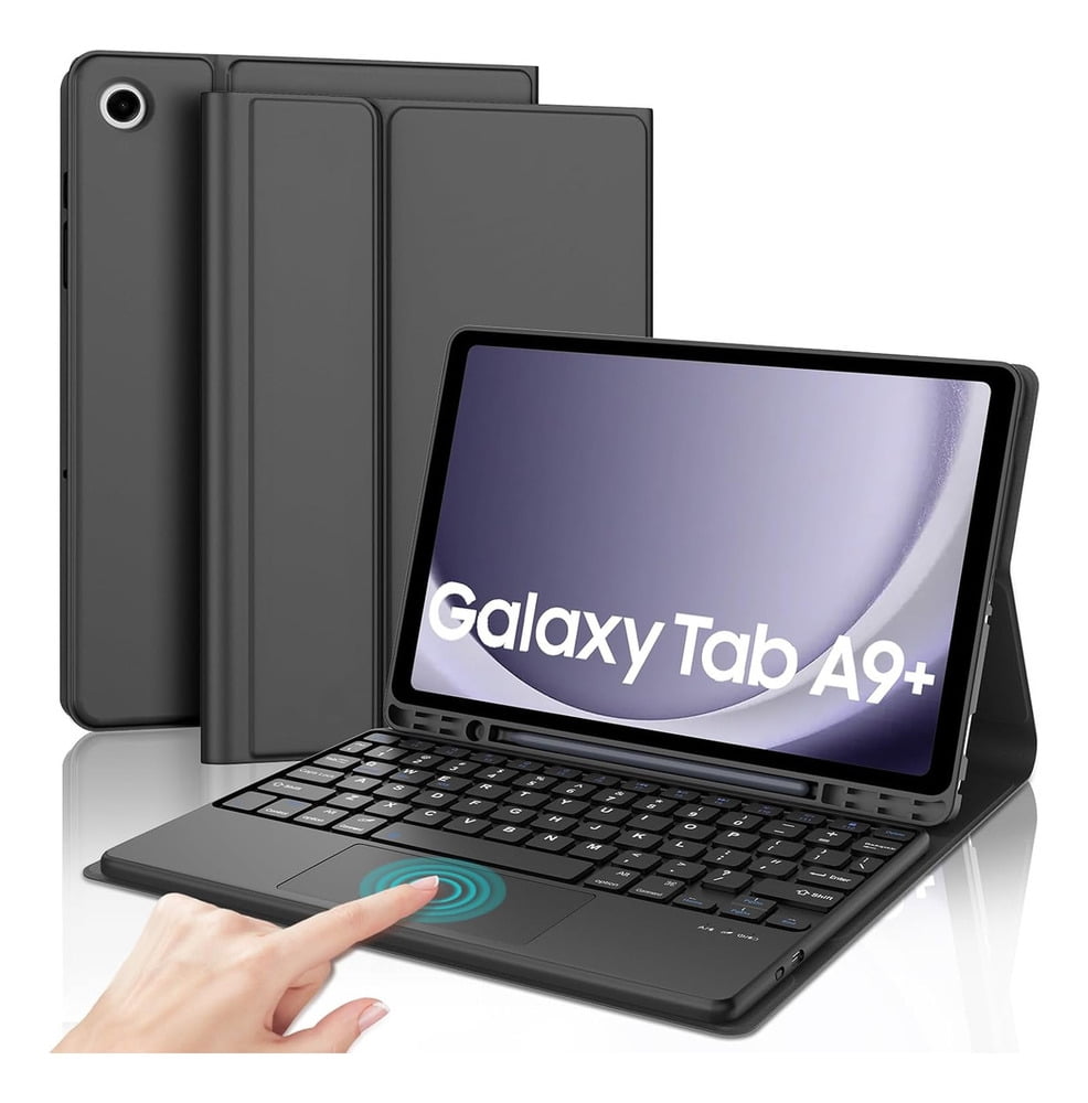 Galaxay Tab S4 Keyboard Cover (Black) - Walmart.com