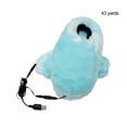 thumbnail image 3 of Foot Pad Electric Heating Slippers Far Infrared Short Cuts Plush USB Charge Split Feet Large Pocket Design Hand Warmer, 3 of 3