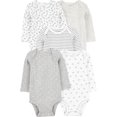 thumbnail image 1 of Bodysuit Simple Joys by Carter's, unisex, 12 meses, paquete de 5, 1 of 2
