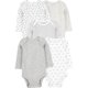 thumbnail image 1 of Bodysuit Simple Joys by Carter's, unisex, 12 meses, paquete de 5, 1 of 2