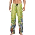 thumbnail image 2 of Summer Field Of Flowers Men's Pajama Pants Lightweight Sleepwear Bottom Lounge Pants, 2 of 6