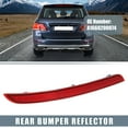 thumbnail image 2 of Reflector trasero izquierdo de automóvil Unique Bargains No.A1668200074 para Mercedes-Benz ML350 2012-2015 Plástico Rojo, 2 of 6