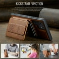 thumbnail image 2 of Wallet Case for Samsung Galaxy S24 Ultra, Compatible with MagSafe for Men Women, Detachable Magnetic Clasp Wallet Phone Case with Card Slots Holder RFID Blocking for Samsung Galaxy S24 Ultra, Brown, 2 of 12