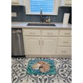 thumbnail image 3 of Carolines Treasures BB5368RUG Sea Shell & Water Machine Washable Memory Foam Mat, 3 of 4