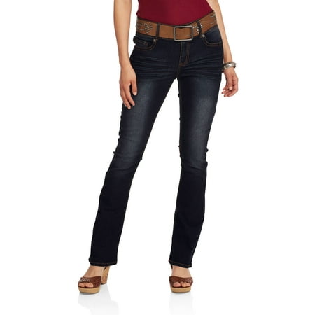 Faded Glory - Women's Belted Jeans - Walmart.com