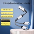 thumbnail image 4 of USB Splitter USB Male to 2 Female Cord Boost Productivity with Multiple Port, 4 of 13