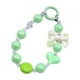 thumbnail image 3 of Correa de muñeca para teléfono, cadena con dije para teléfono, llavero con cuentas, pulsera con cordón para teléfono celular para mujer Verde, 3 of 8