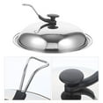 thumbnail image 6 of Viveous Stainless Steel Invisible Pot Lid Circular Cover Kitchen Pot Accessory Cookware Replacement, 6 of 11