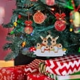 thumbnail image 4 of GUOOL Personalized Reindeer Family Christmas Tree Decorations 2021-cute Fawn Sparkling 6 Head, 4 of 9
