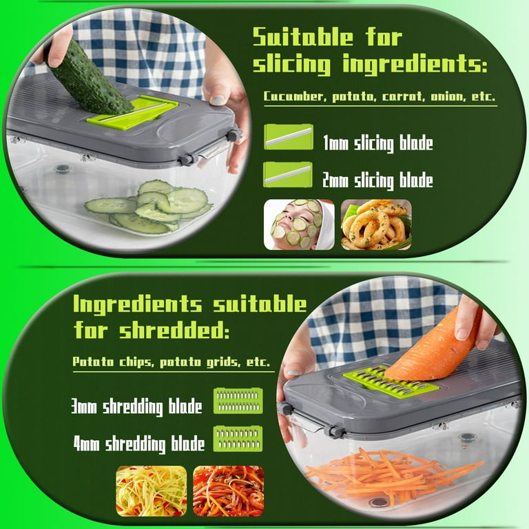 Vegetable Shredder Slicer, Food Shredder D L D Onion Shredder