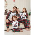 thumbnail image 1 of Conjunto de pijama con estampado navideño para padres e hijos, Top de manga larga con cuello redondo, pantalones con cintura elástica, ropa de dormir, novedad de 2023, 1 of 4