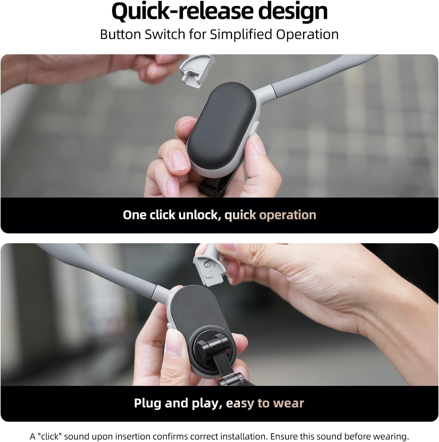 Magnetic Neck Mount for Phones, Neck Cell Phone Holder POV/Vlog Selfie Mount Hand Free Phone Neck Holder Chest Stand Strap Video Recording for iPhone 16 15 14 13 12 Seires Android Phones Gray