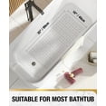 thumbnail image 3 of HITSLAM Bath Tub Shower Mat,35"x16" Washable Bathtub Mats,Suction Cups and Drain Holes to Keep Tubs Clean,Clear, 3 of 8