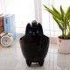 thumbnail image 5 of Mini cubos de basura de mesa ABS con forma de gato de dibujos animados, 2 uds., cubos de almacenamiento (negro/blanco) JAMW Sencillez, 5 of 5