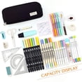 thumbnail image 4 of Estuche de lápices creativo de Color sólido para niñas caja de Likrtyny papelería para estudiantes bolsa de lápices Simple suministros escolares papelería, 4 of 9