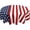 American Flag, variant on USA Flag Checkered Tablecloth Round 60\u201dx60\u201d Stars Patriotic Table Cloths for Parties Waterproof Fabric Protector for July 4th Independence Day Small Tablecloths Decor for Party Holiday Home