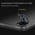 thumbnail image 2 of ESR [2 Pack] Protecteur d'Objectif de Caméra pour iPad Pro 11 Pouces/12.9 Pouces 2020, Protection en Verre Trempé 9H, Résistant aux Rayures, HD, 2 of 5