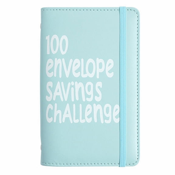 100 Days Money Saving Challenge Binder with Envelopes, 100 Envelope Budget Storage Book, Easy Cash Saving Challenge to Save $5,050, Budget Planner for Home, Office & School