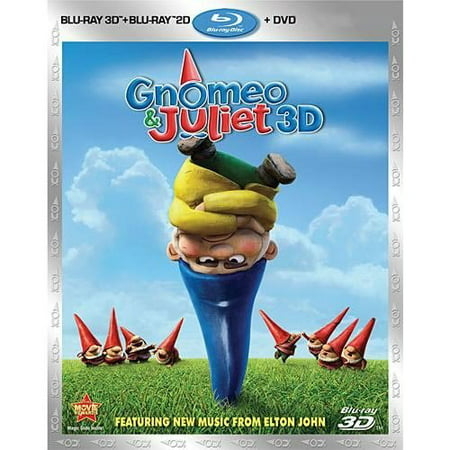 Gnomeo And Juliet (3D Blu-ray + Blu-ray + DVD)