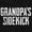 Black, variant on Grandpa Sidekick Cute Funny Grandkids Toddler Boy Girl T Shirt Infant Toddler Brisco Brands 12M