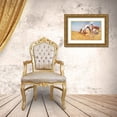 thumbnail image 3 of Remington, Frederic 14x10 Gold Ornate Wood Framed with Double Matting Museum Art Print Titled - The Smoke Signal, 3 of 4