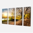 thumbnail image 2 of Belle Route au Bord de la Rivière - Grand Paysage Art sur Toile, 2 of 3